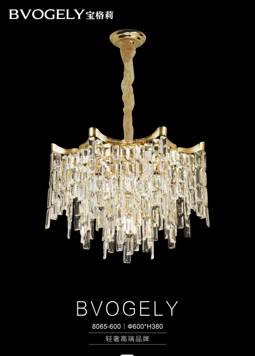 Luxury hotel Italy-French light luxury crystal lighting chandelier home products8065