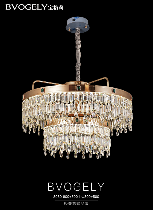 Luxury hotel Italy-French light luxury crystal lighting chandelier home products8060