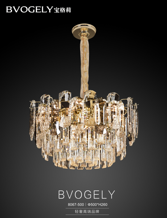 Luxury hotel Italy-French light luxury crystal lighting chandelier home products8067