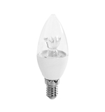 High Lumen Ceramic LED bulb Candle C37 E12 E14 4W