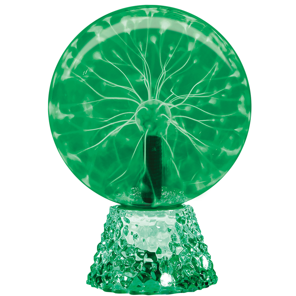 8 inch plasma ball with green light around