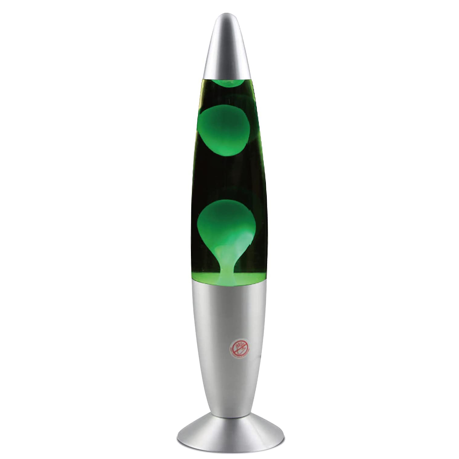 13 inch green lava lamp with clear water