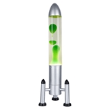 16 inch rocket green lava lamp with clear water
