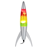 16 inch rocket red lava lamp with clear water