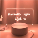 acrylic table lamp with led night light