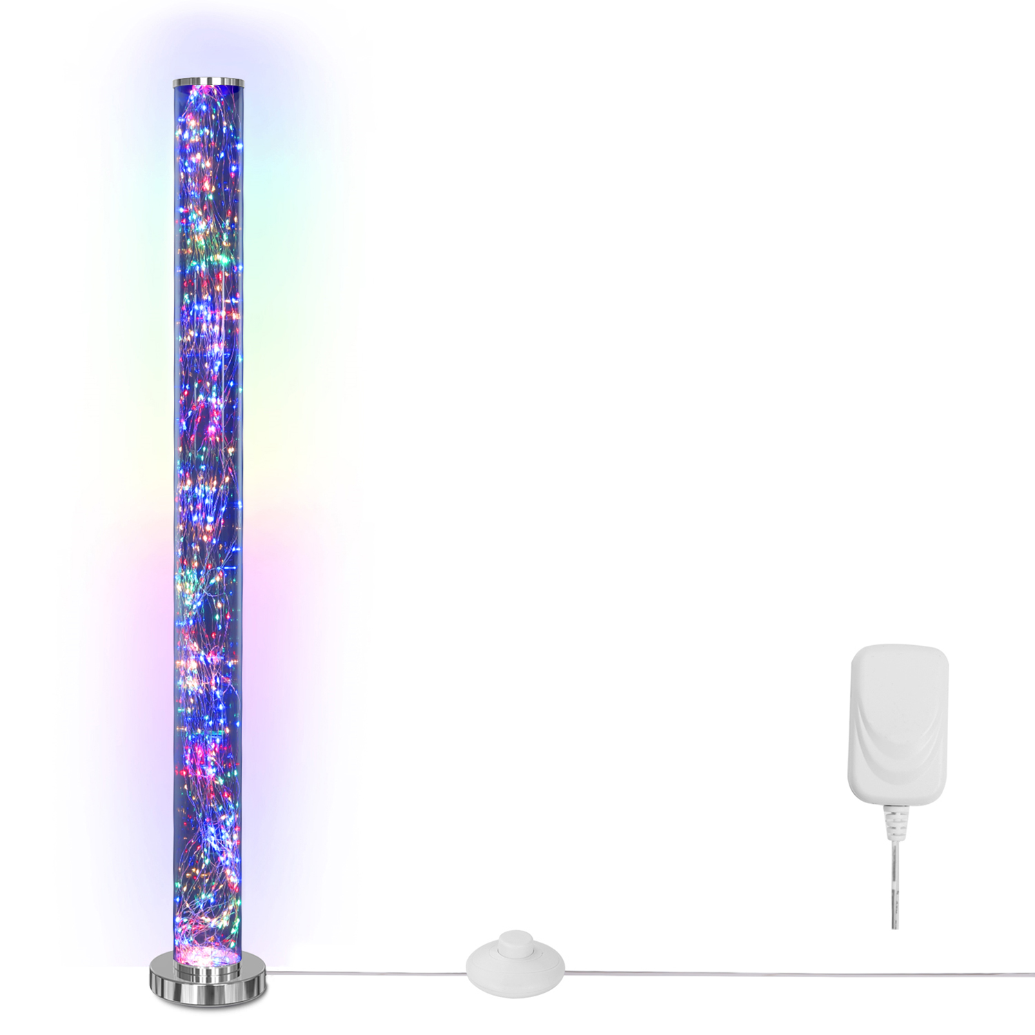 RGB led floor lamp with stree light