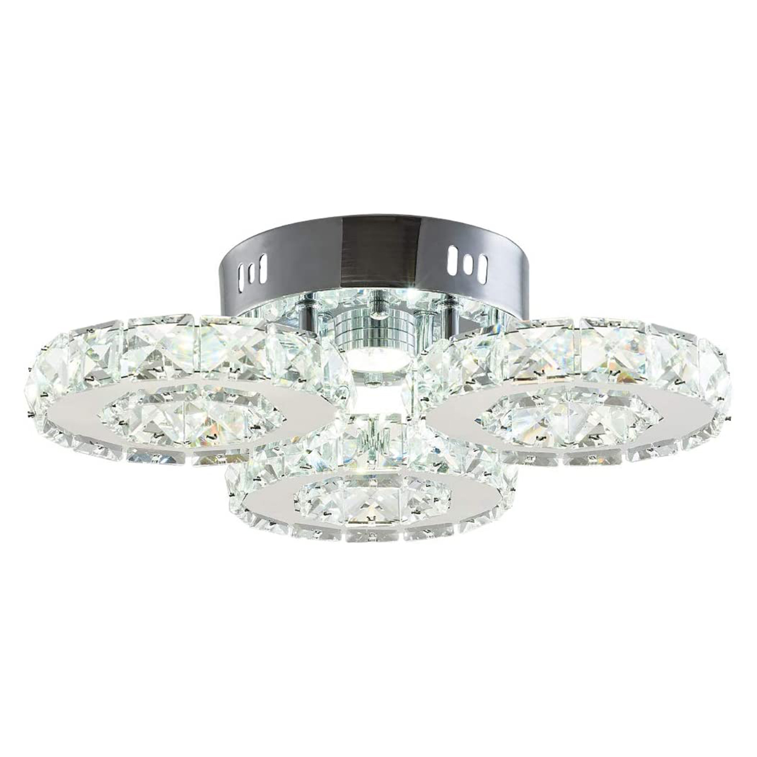 led crystal ceiling lamp for living room