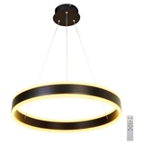 annular crystal led pendant lamp