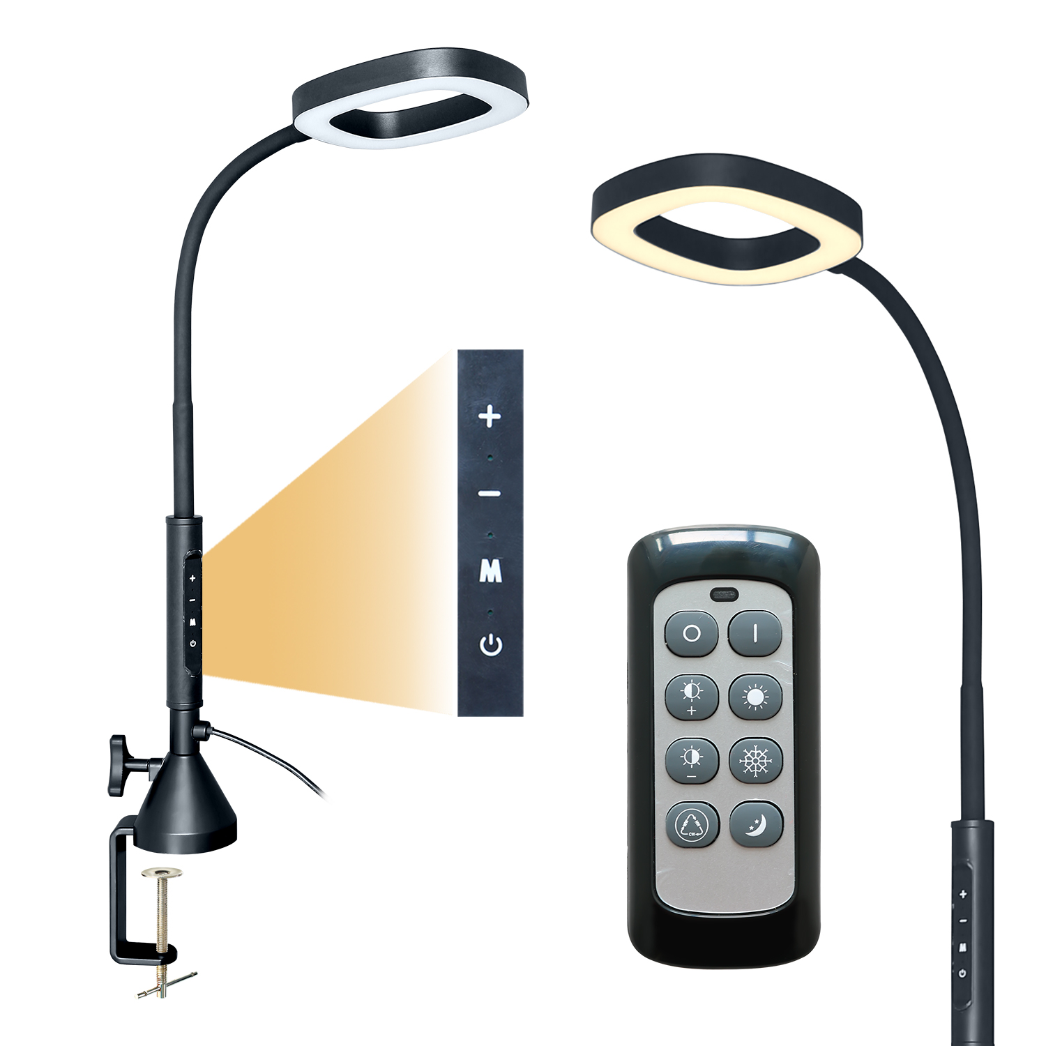 modern led clip lamp