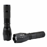 High power led flashlight torch t6 Tactical Security Design with Self-Defense Striking Bezel
