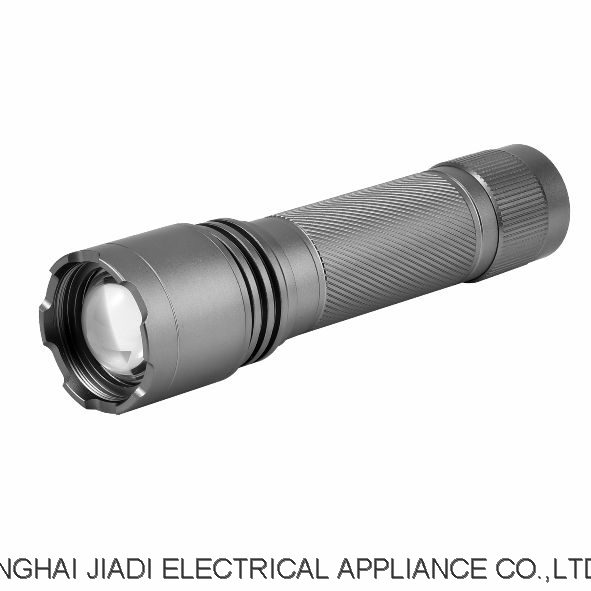 Manufacturer Heavy Duty 1500 Lumen Powerful Hand Torch Zoomable Flashlight LED Torch Flash Light