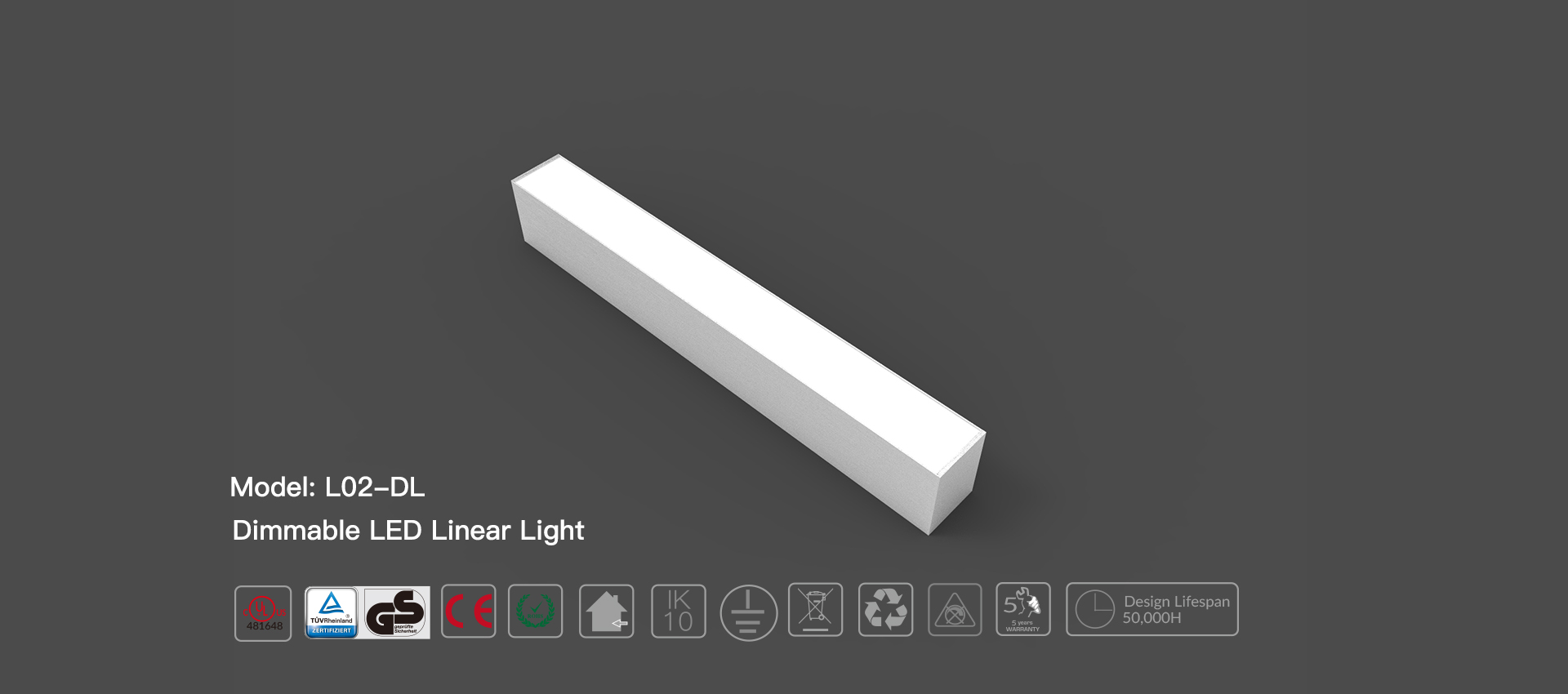 LED Linear Light L02-DL