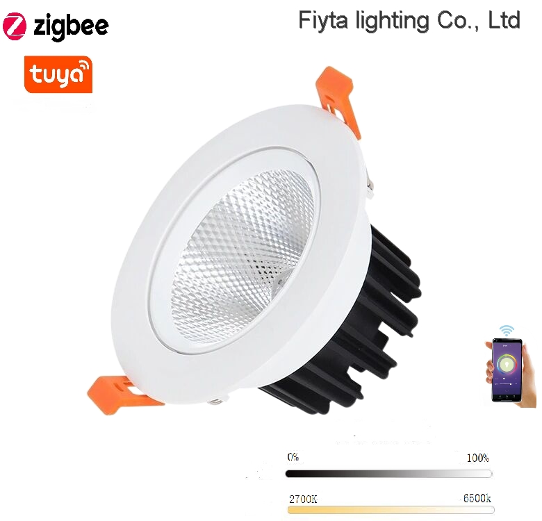FiytaLED A2 Series Zigbee Tuya Adjustable Down Lights Smart LED Down Spot Light Short Lead Time