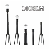 Manufacturer 1000 Lumen Multifunctional Outdoor Folding Camping LED Torch Flashlight with Tripod