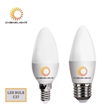 LED BULB C37 candle light E14 E27 5W chandelier high lumen