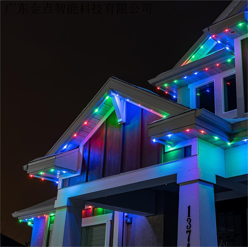 Christmas Led Pixel Point Light Remote Control Dimmable Outdoor 200MM Led Point Lights