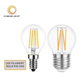 LED FILAMENT P45 G45 Wholesale Price 2w 4w 6w Globe Lamp E26 E27 E14 E12 Dimmable Non-Dimmabel