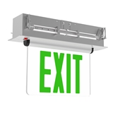 Recessed Edge-Lit LED Exit Sign RSEL-800 810