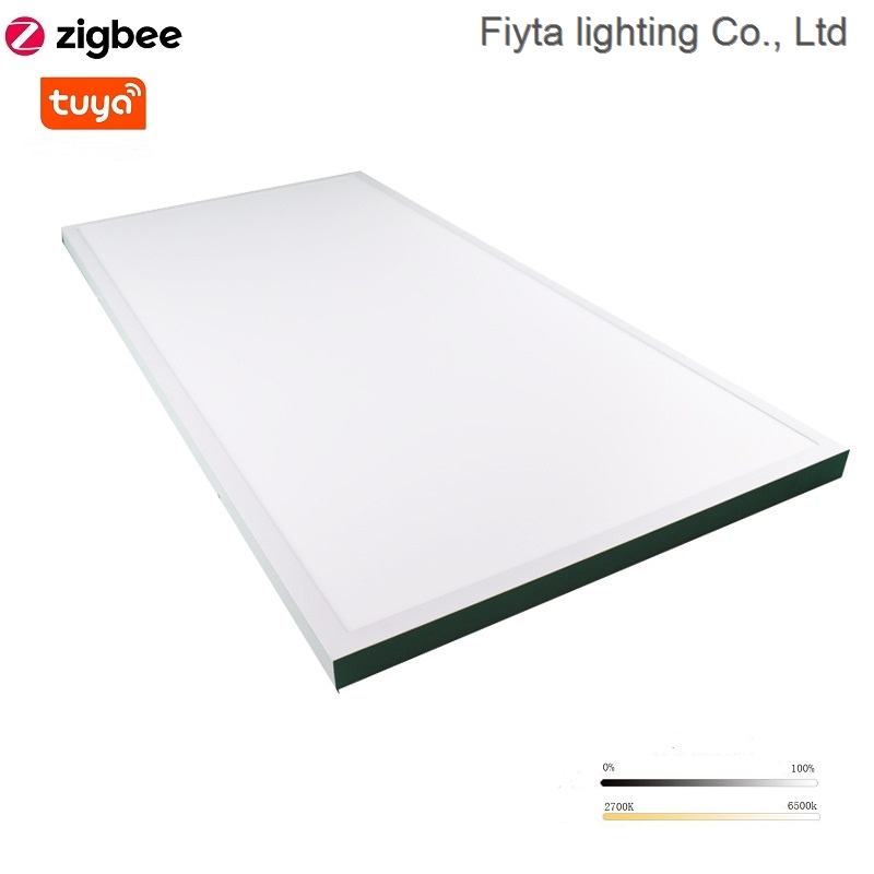 60*120 60W Zigbee Tuya Panel Light Smart LED Panel Light LED Ceiling Light High Quality