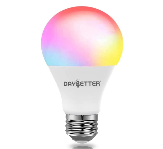 Daybetter RGBW Wi-Fi Tuya Smart A19 E26 Light Bulbs