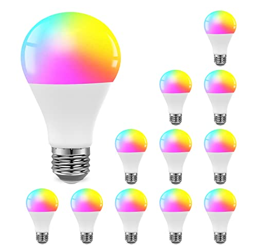 DAYBETTER Smart Light Bulbs WiFi Light Bulbs RGBCW Color Changing Light Bulb Smart Bulbs That Work w