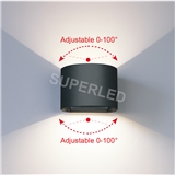 Hot Selling Adjustable Angle Abu Series 3CCT LED Wall Light
