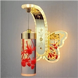 Amazon best-selling creative LED true flower wall lamp bedroom bedside reading lamp living room bac