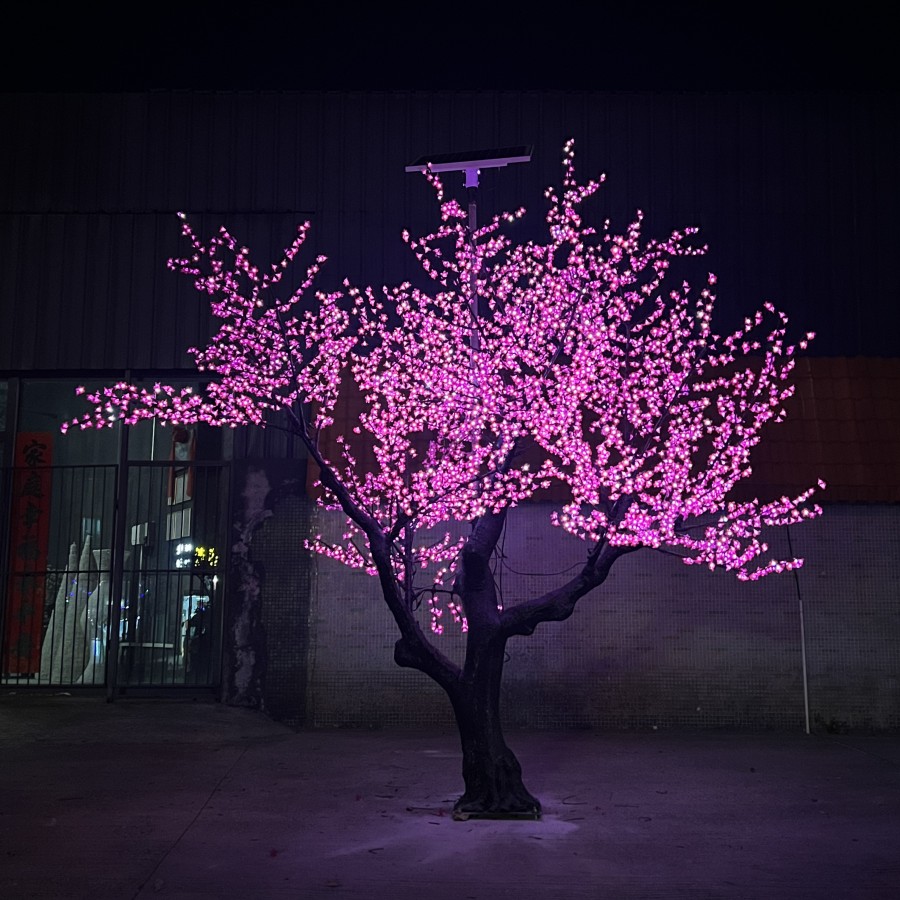 LED tree light cherry blossom tree solar system garden tree lights festival trees