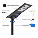 IP66 All-in-one Integrated Solar Street Light Off-grid Street Luminaire 20W-100W