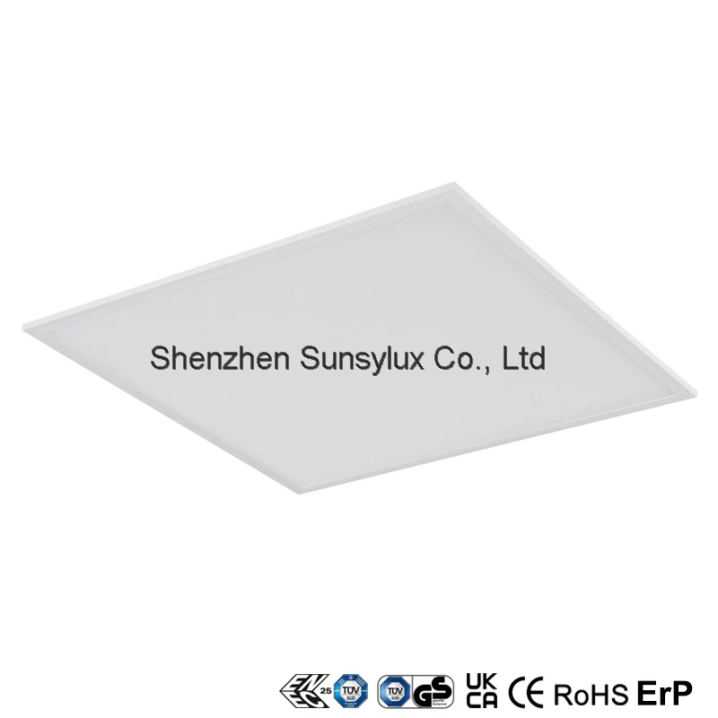 24W 36W 48W 60W Flat 60x60 595x595 Commercial Square Frameless Ceiling For Office School led p