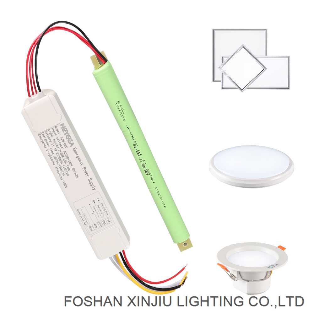LED tube emergency power supply conversion kit for 5-18W T8 light 90 minutes full power