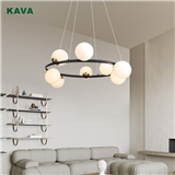 KAVA Lighting Moon effect hanging pendant light 11270-8P