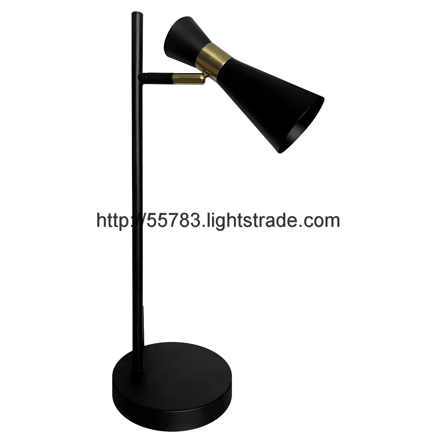 TABLE LAMP BLACK LED GU10 LAMP HTA220730-01