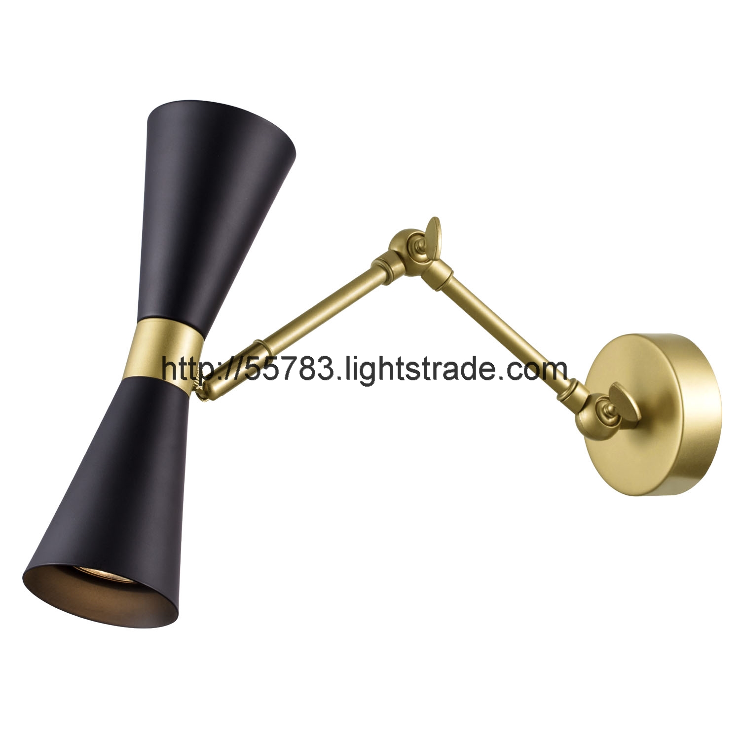 WALL LAMP BLACK WHITE GU10 ROUND BASE LAMP HW220730 SERIES