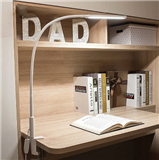PS 64cm Flexible Gooseneck Long Arm Table Lamp Large Dimmable Clip On Lamp