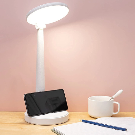10W 46.5cm Smart Touch Stepless LED Desk Lamp With 3 Color
