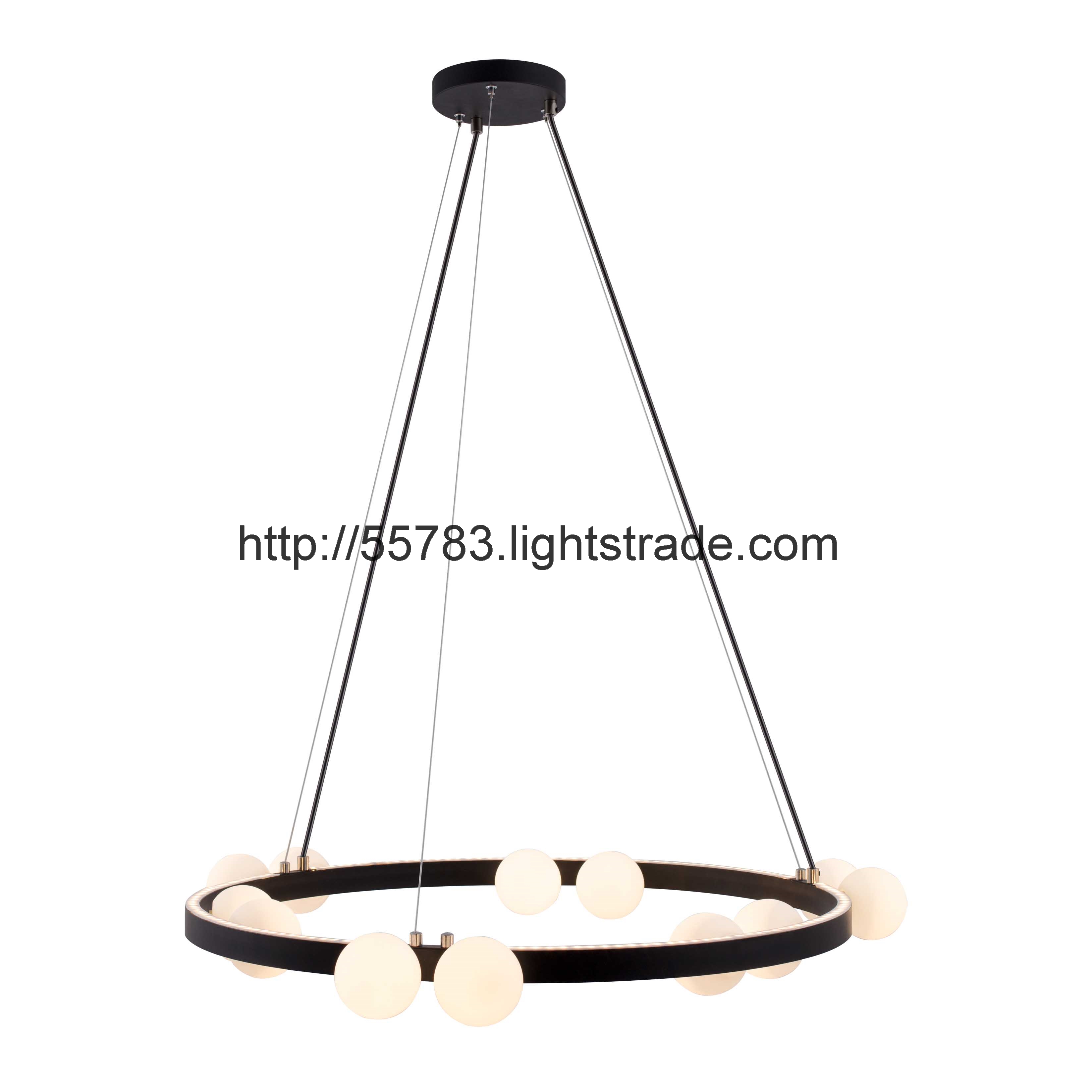 PENDANT LAMP LED SMD BLACK COLOR LAMP HCE220601-12