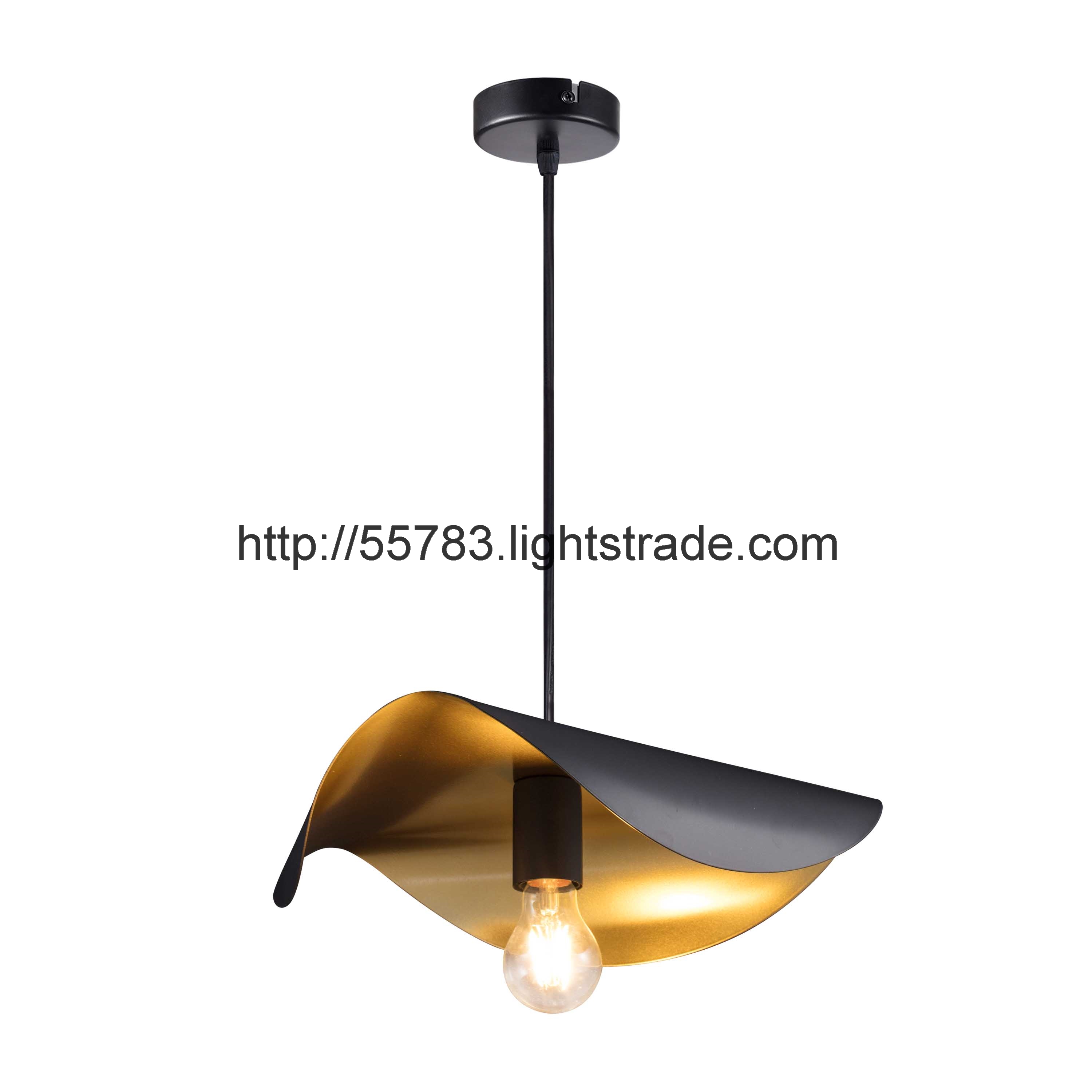 PENDANT LAMP BLACK COLOR E27 LAMP HCE230311-3-A