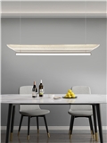 Nordic simple strip restaurant bar chandelier LED acrylic sheet lamp