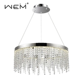 luxury home decor led crystal pendant light modern hanging lighting chandelier for hotel