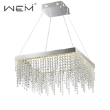 Save energy wholesale led large crystal chandelier pendant light for living room