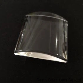 60 X 60mm Cylindrical Glass Lenses Made Of Borosilicate 3.3 Material For Wall Light Application