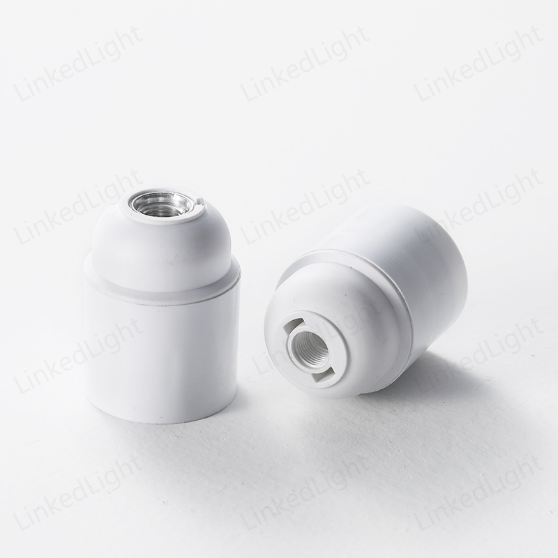 CUL E26 Plastic Spiral Bulb Socket Lamp Holder