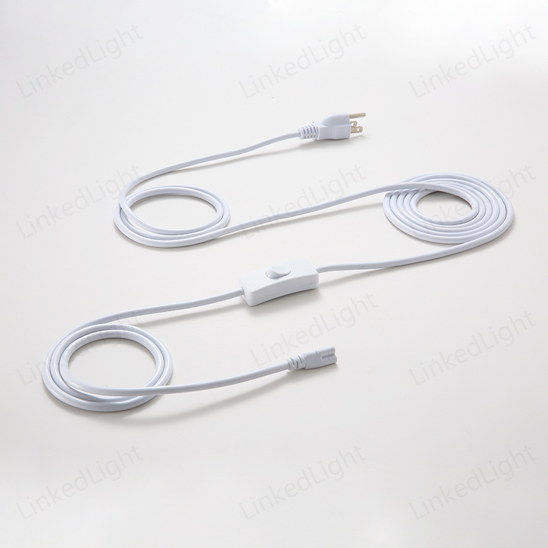 US Plug Lamp Lighting Cable Kit with Switch