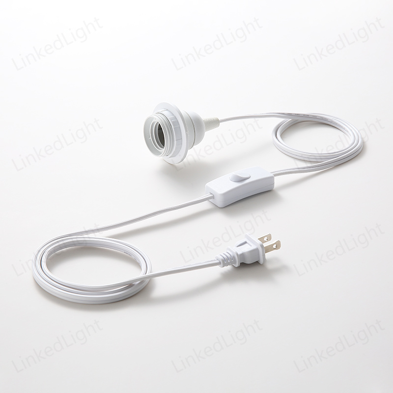 US E26 Light Lamp Plug Cable Cord Assembly