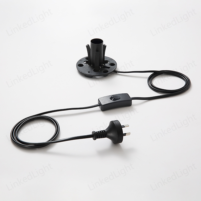 Australian Plug Light Base Cord with E14 Socket and Switch