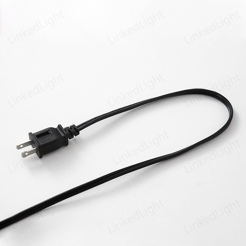 American CUL 2 Pole Rewirable Plug with Cable Wire
