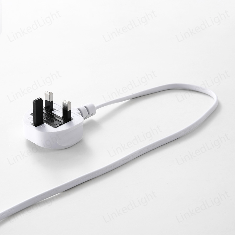 British BS ASTA 3 Pin Plug with Wire Cable