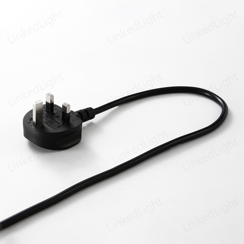 UK BS ASTA 3 Pole Moulded Plug with Wire Cable