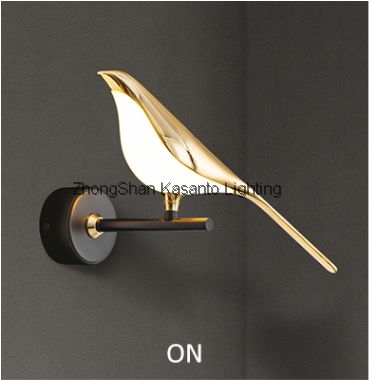 Cuckoo shaped wall lamp